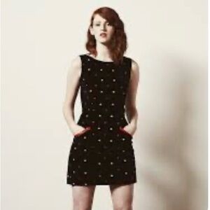 Samantha Pleet Black and White Mini Dress